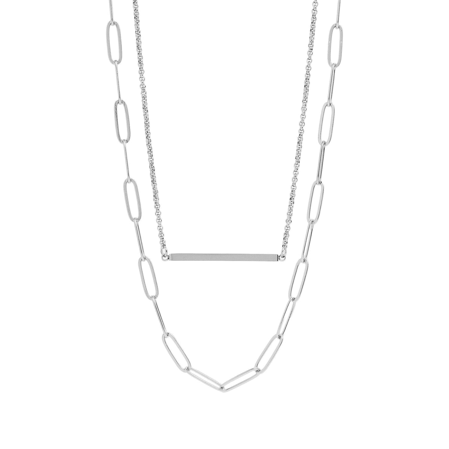 Layered Bar Necklace