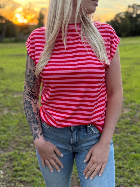 Striped Syd Tee