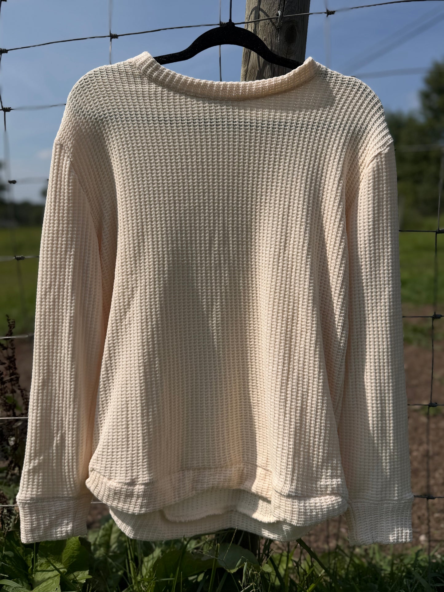 Lilly Waffle Sweater
