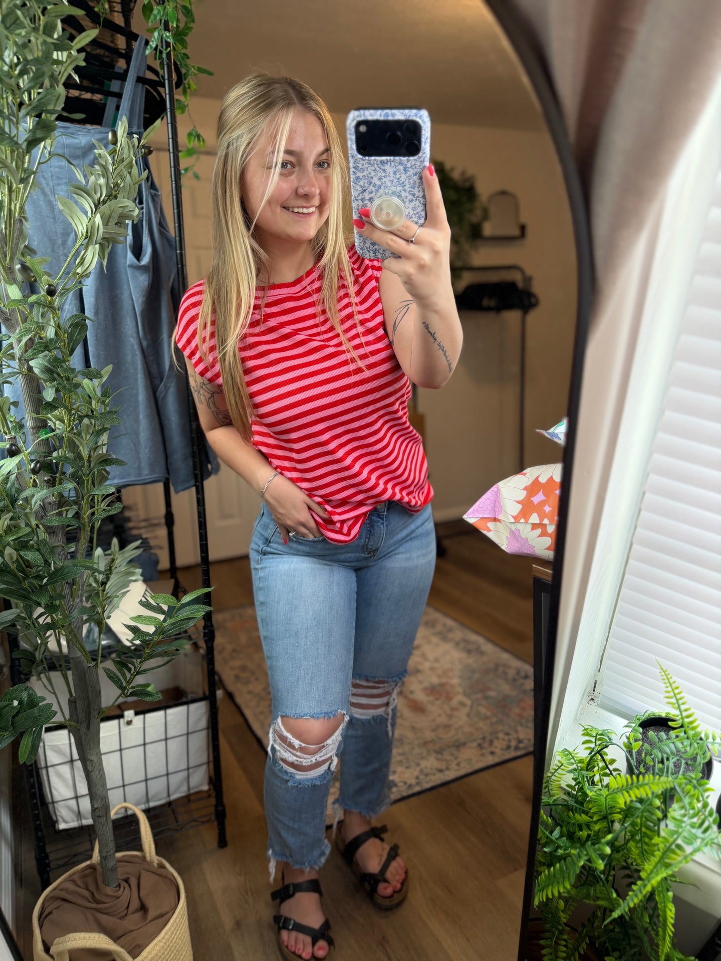 Striped Syd Tee