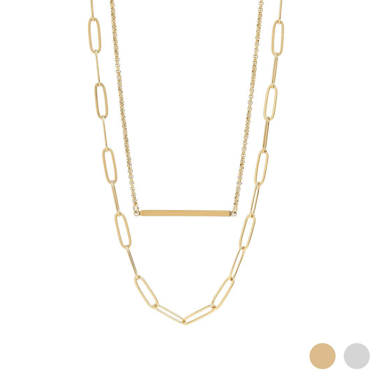 Layered Bar Necklace