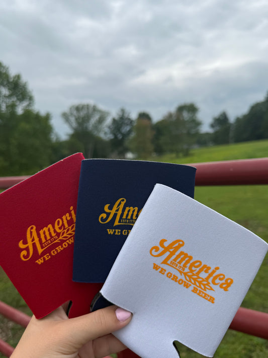 We Grow Beer Coozie