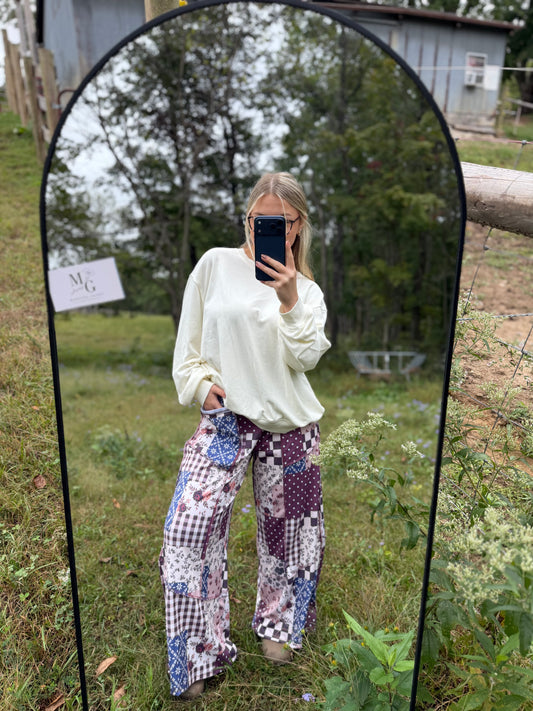 Patchwork Pants