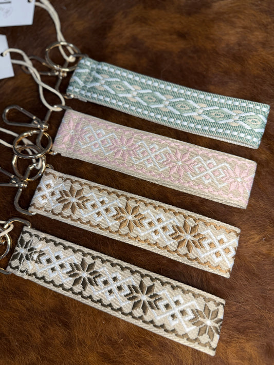 Boho Wristlet Keychains
