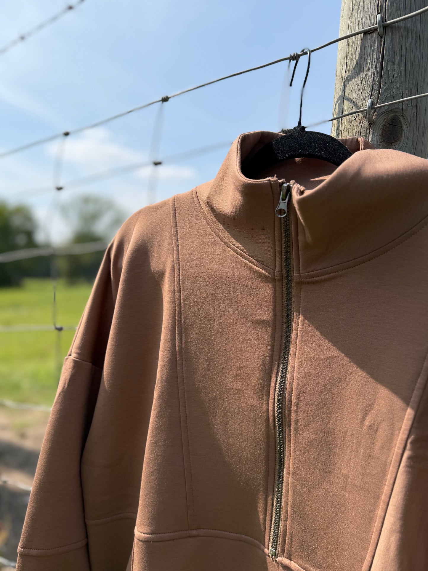 Heather Half Zip