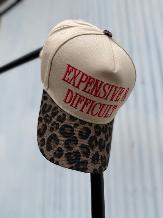 "Expensive & Difficult" Two-Tone Cotton Hat
