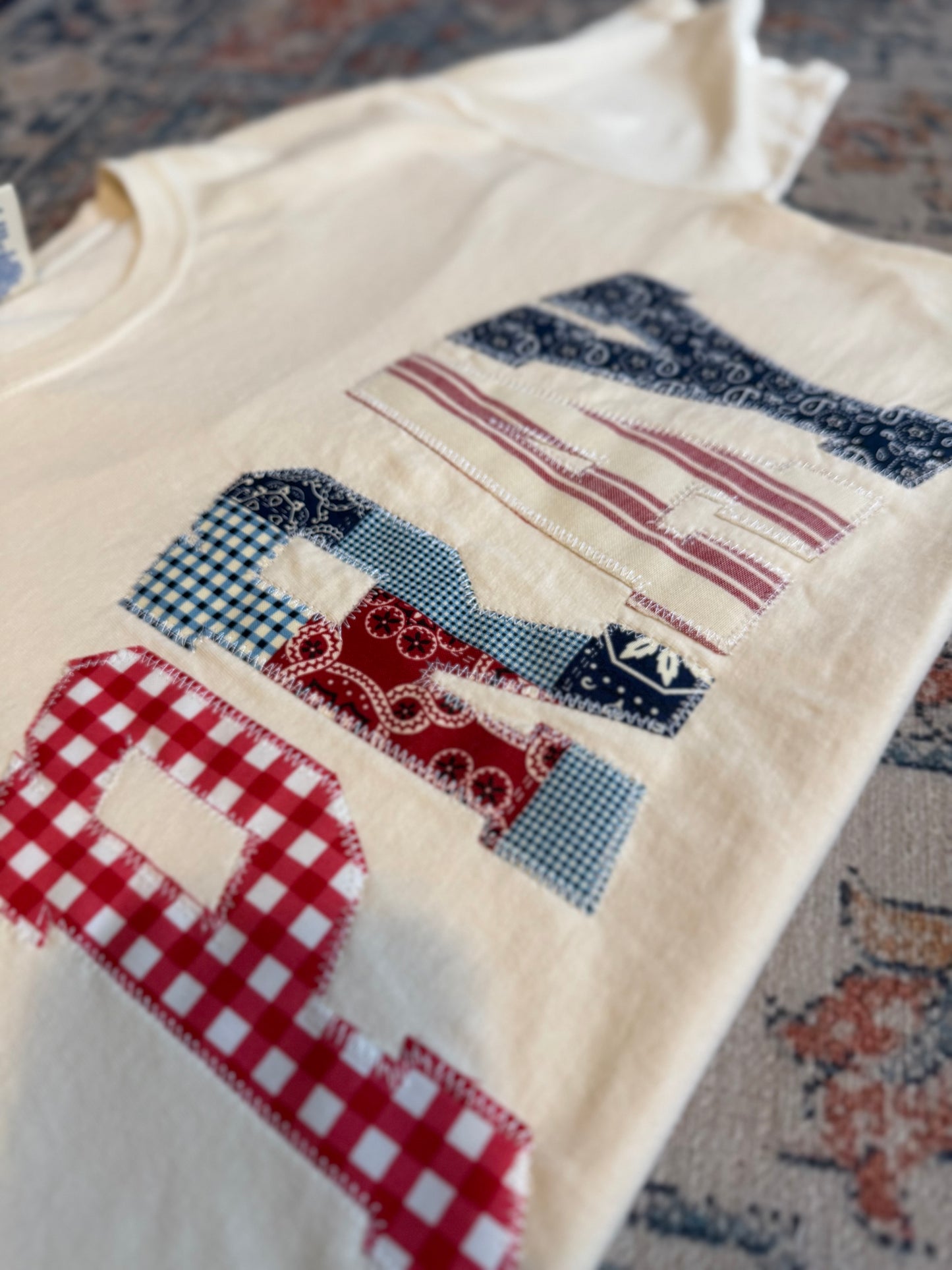 Embroidered "Pray" Tee