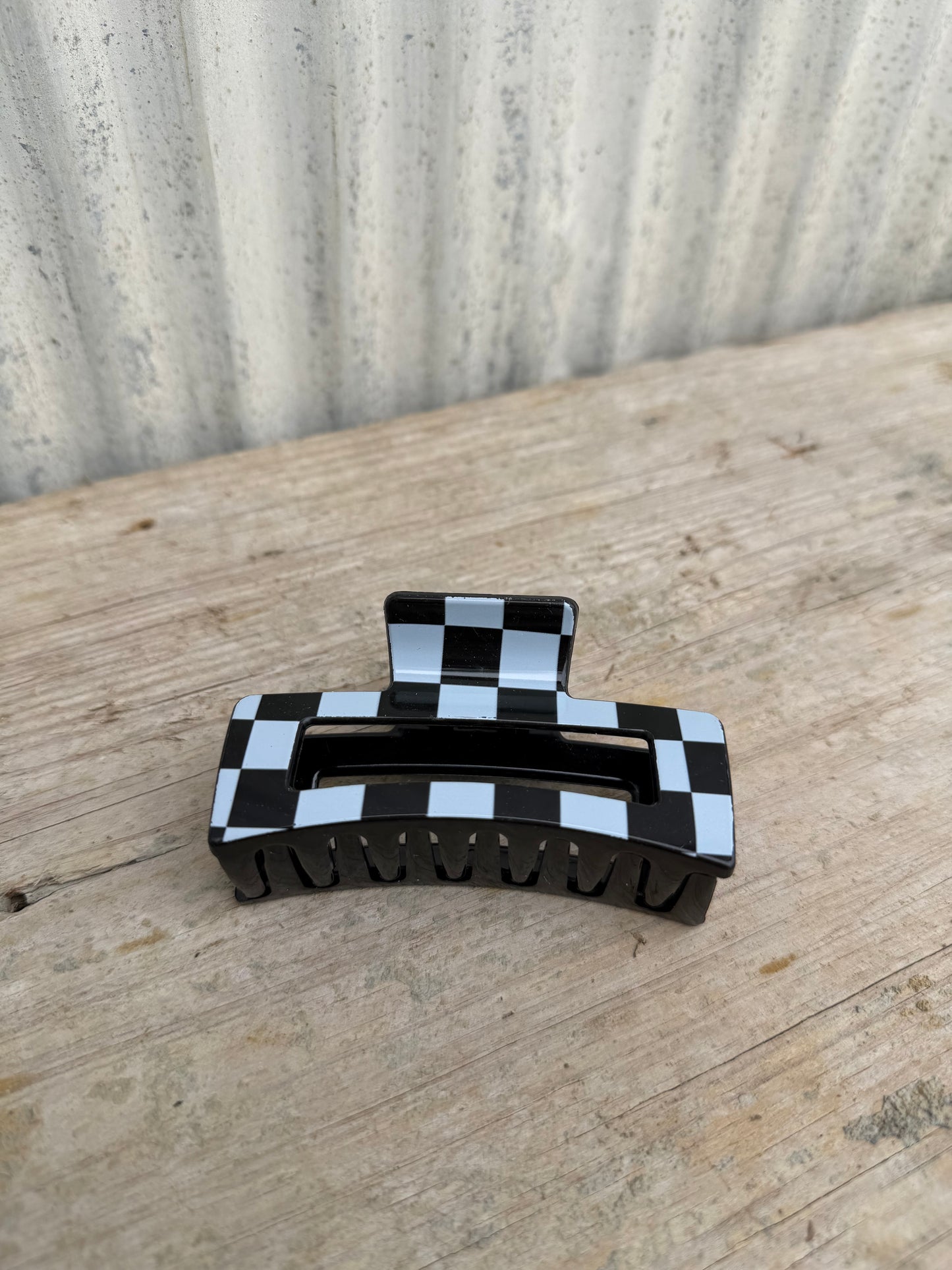 Checkered Claw Clip