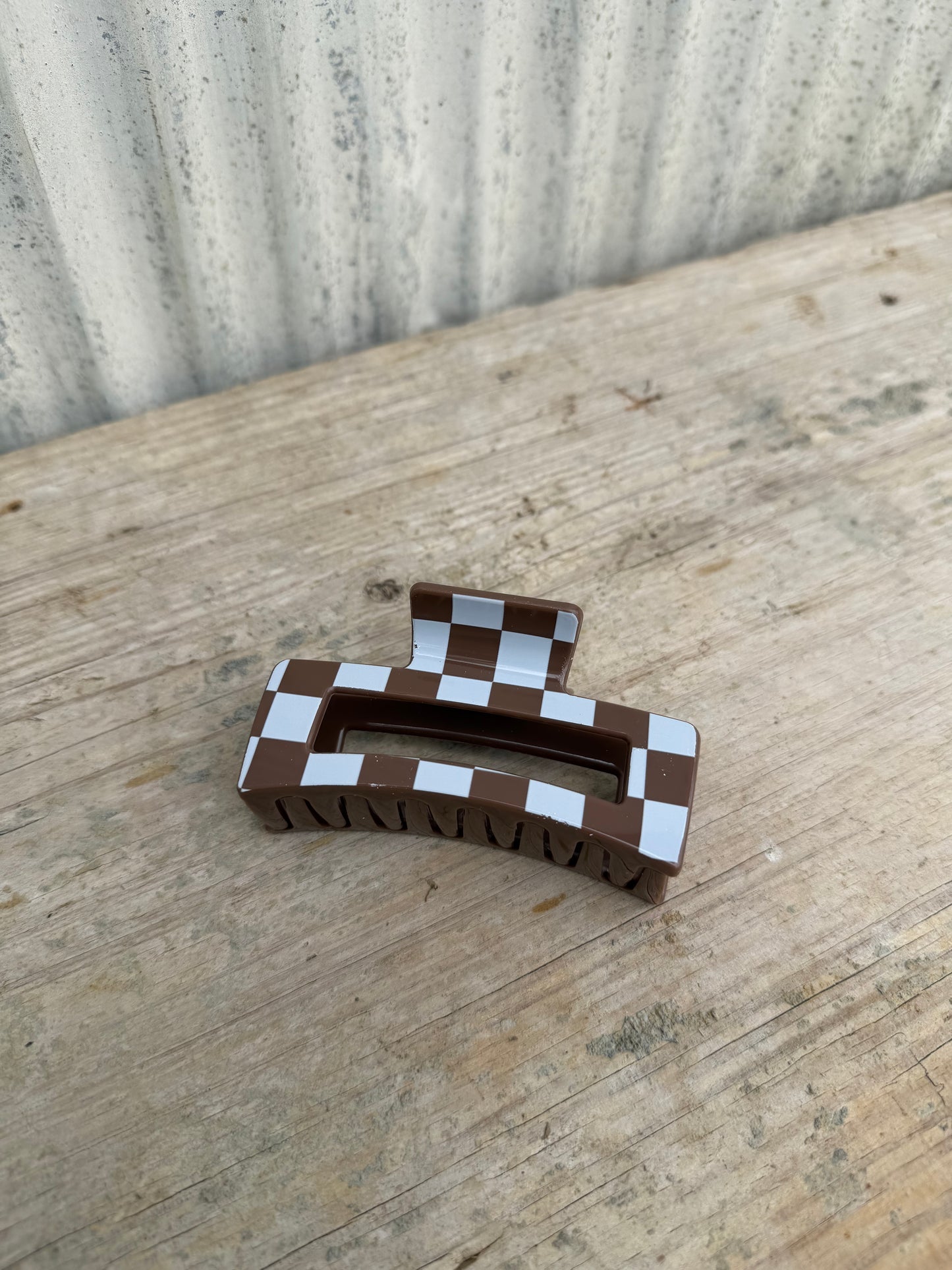 Checkered Claw Clip