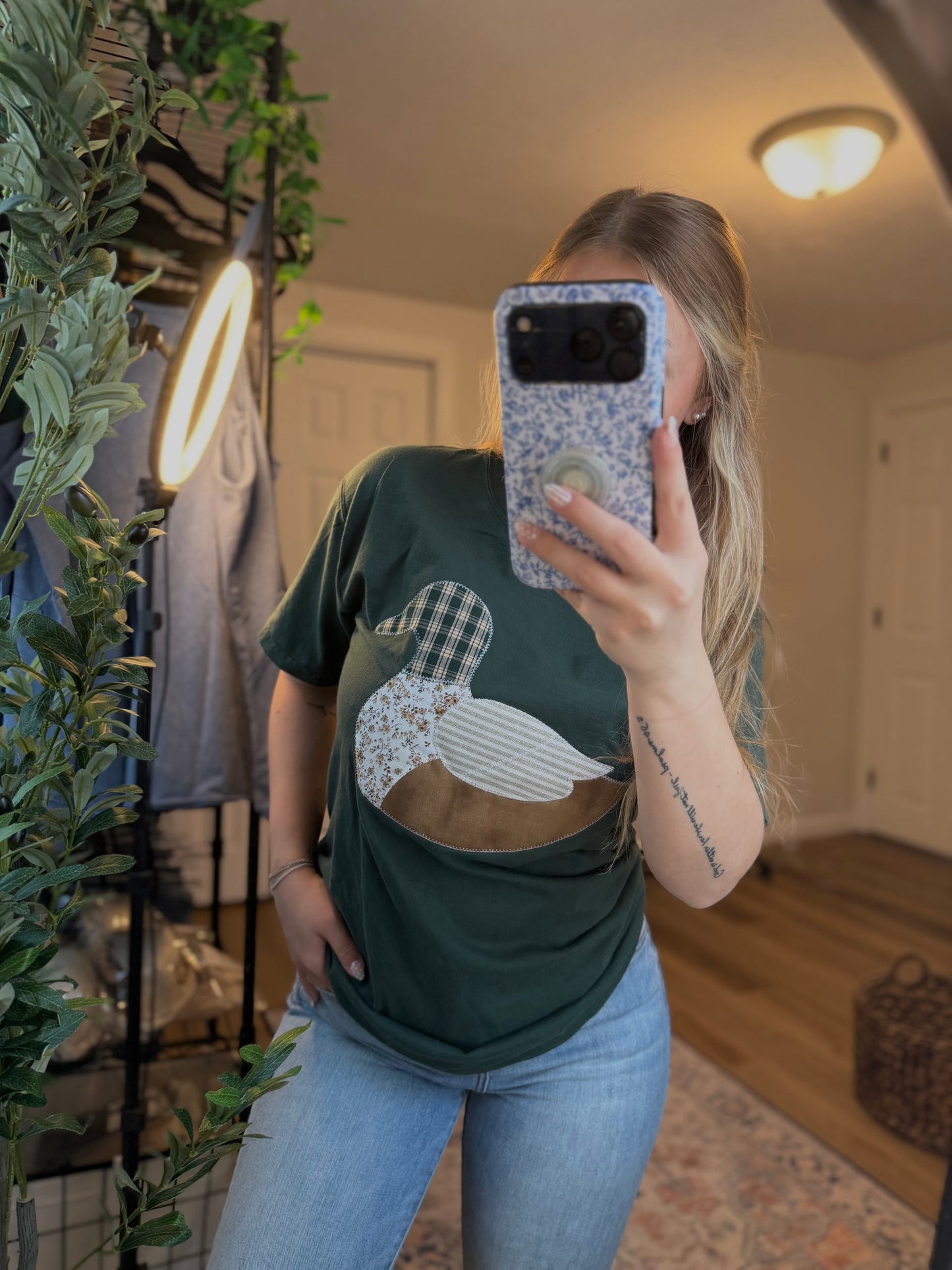 Embroidered Mallard Tee